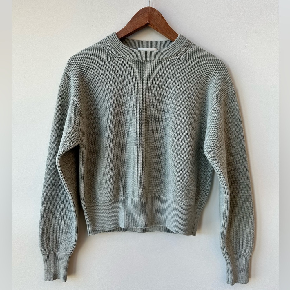 ARITZIA Wilfred Manila Sweater (Small, Dusky Green)